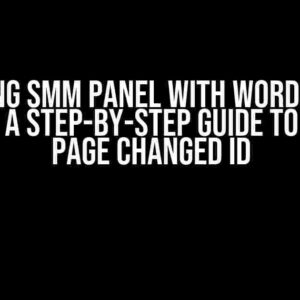 Linking SMM PANEL with WordPress Website: A Step-by-Step Guide to Dynamic Page Changed ID