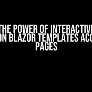 Unlock the Power of Interactive Render Mode on Blazor Templates Accounts Pages