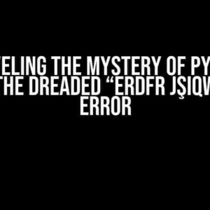 Unraveling the Mystery of PyAudio: Solving the Dreaded “erdfr jşıqweofjjfe” Error